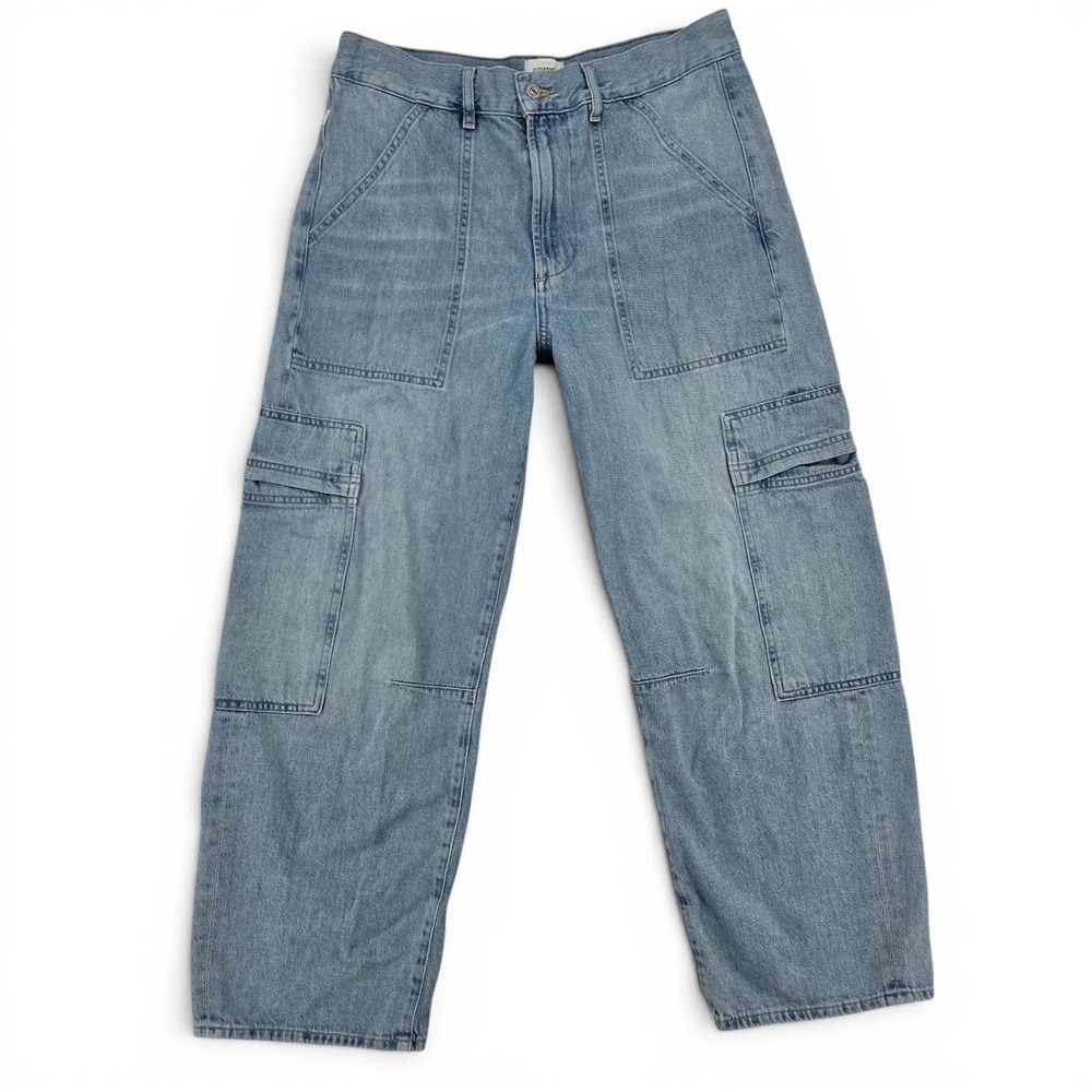 Citizens of Humanity Marcelle‎ Cargo Barrel Jeans 29 Utility Quiet Luxury Denim